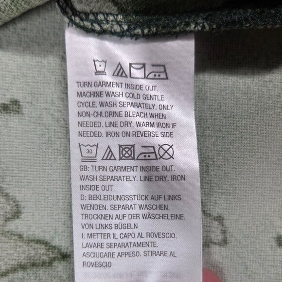 Bob Mackie Dress Medium P Petite Green Ombre Floral Art to Wear Boho Maxi NEW - Picture 3 of 6